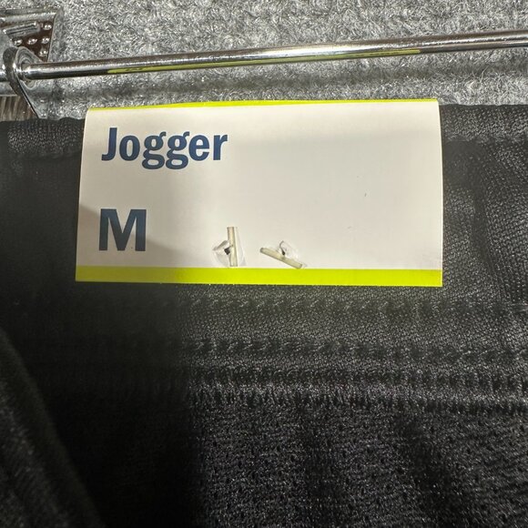 Old Navy Joggers Womens Medium Black Joggers Elastic Waist Tie Cord Pockets NEW - Picture 6 of 10